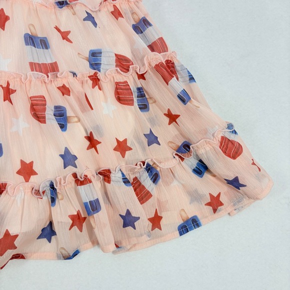 Cheeky Plum Girls Dress Bomb Pop Popsicle Size 8 4th of July Summer EXCELLENT - Picture 5 of 9